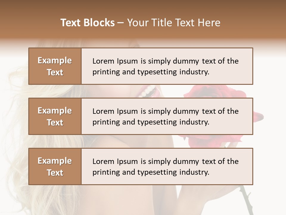 Toothy Smile White Hands PowerPoint Template