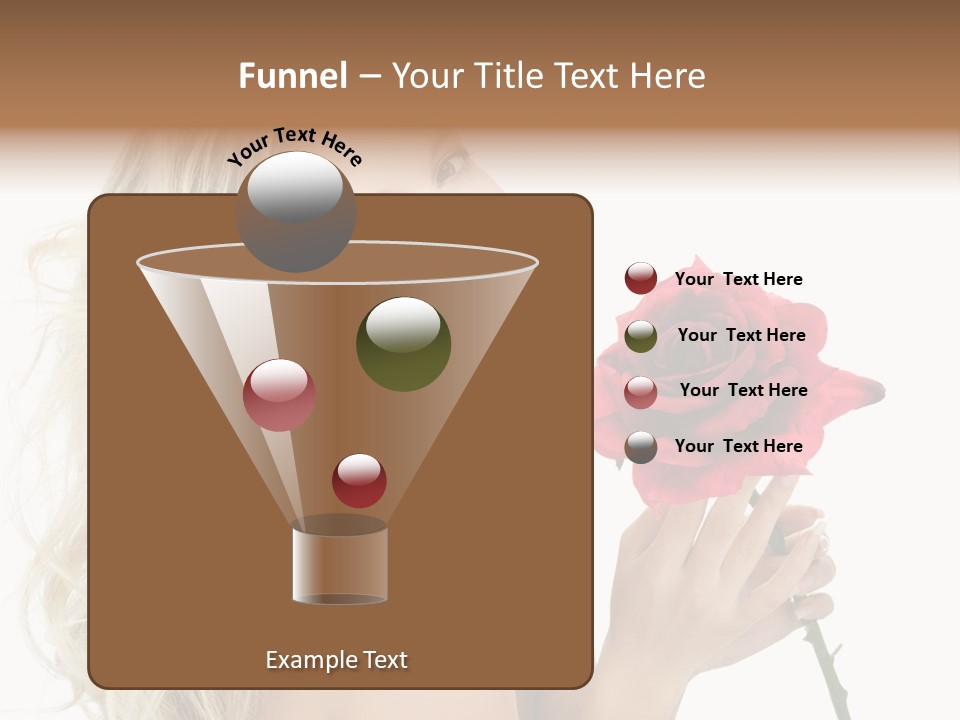 Toothy Smile White Hands PowerPoint Template