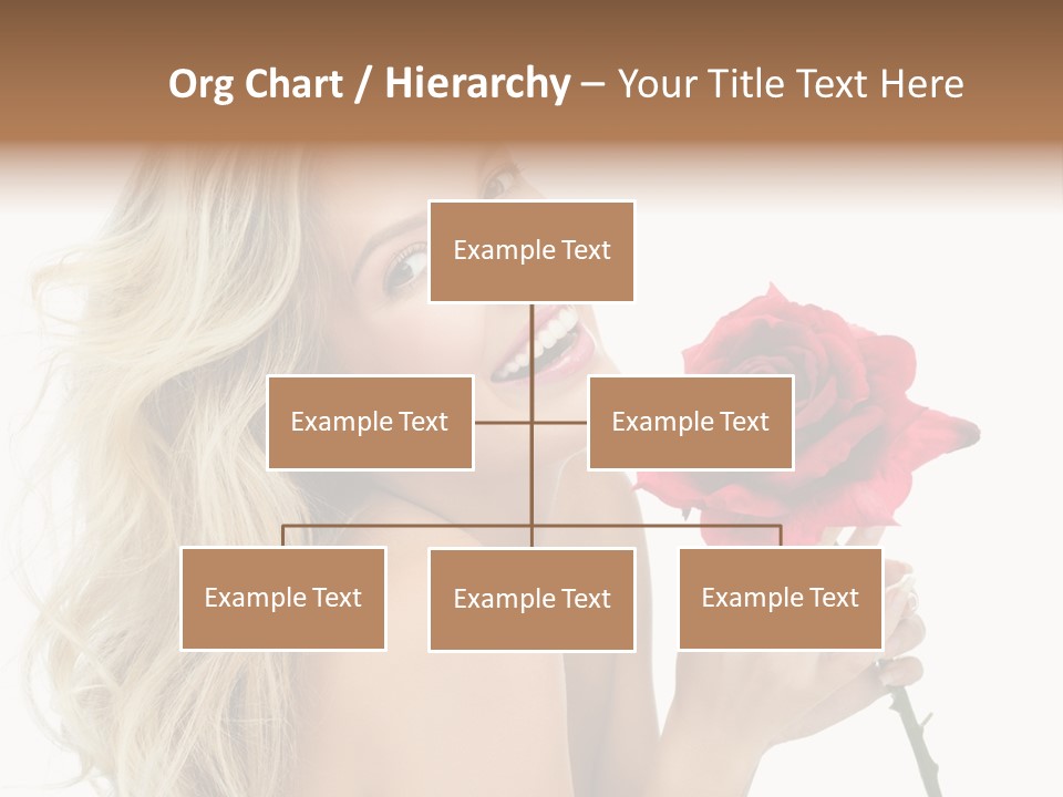 Toothy Smile White Hands PowerPoint Template