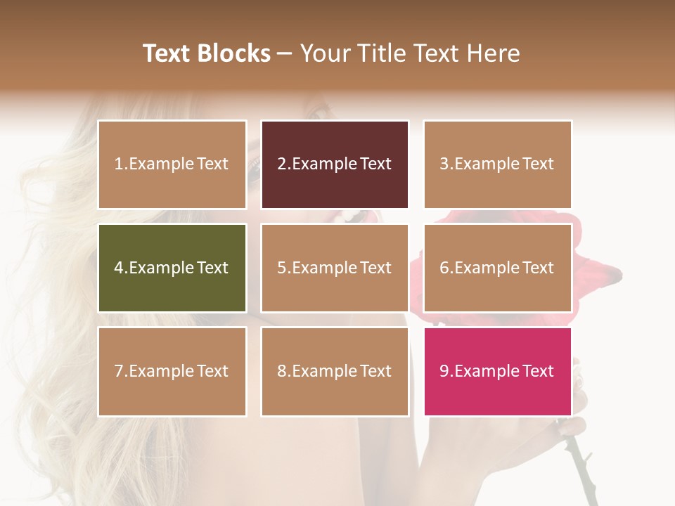 Toothy Smile White Hands PowerPoint Template