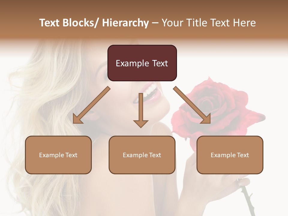 Toothy Smile White Hands PowerPoint Template
