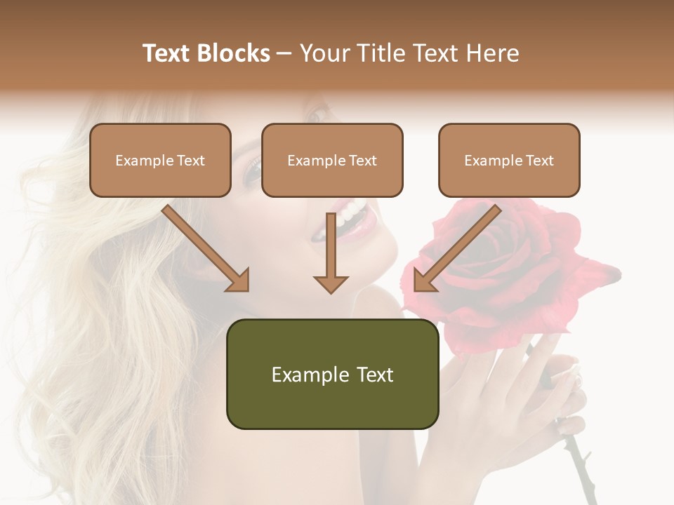 Toothy Smile White Hands PowerPoint Template