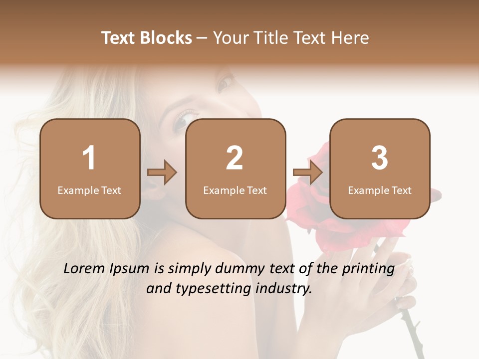 Toothy Smile White Hands PowerPoint Template