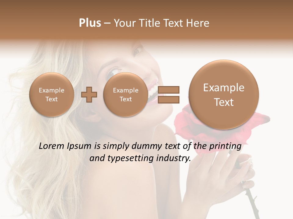 Toothy Smile White Hands PowerPoint Template
