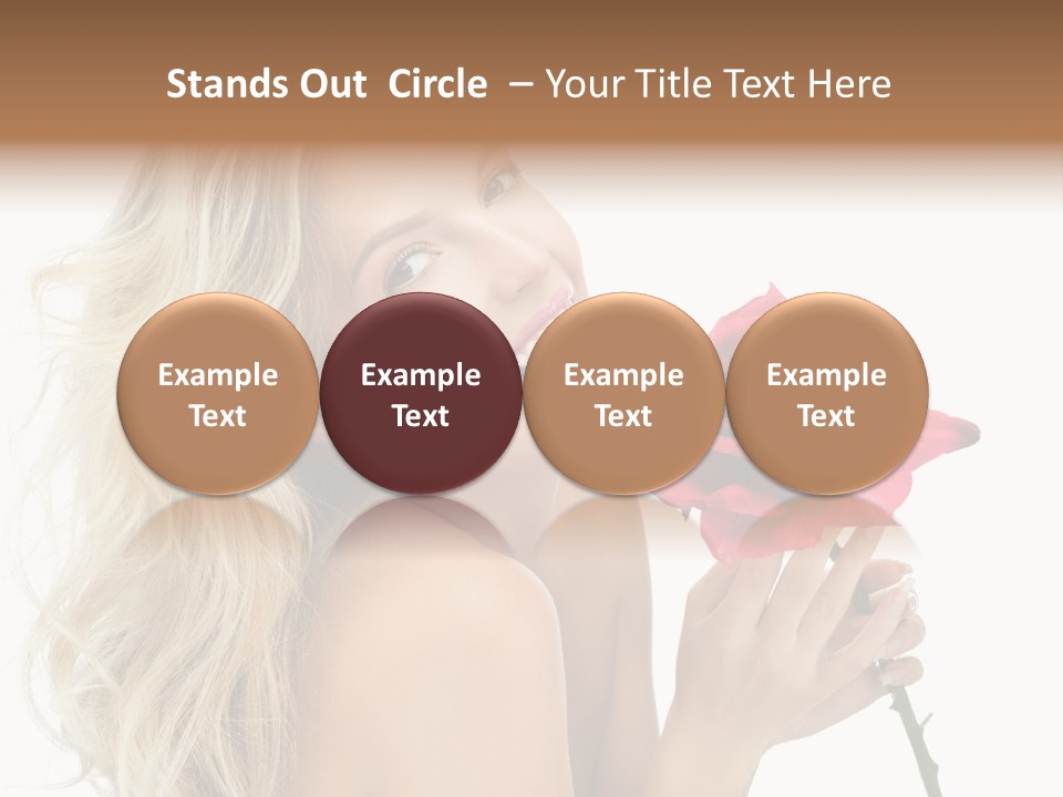 Toothy Smile White Hands PowerPoint Template