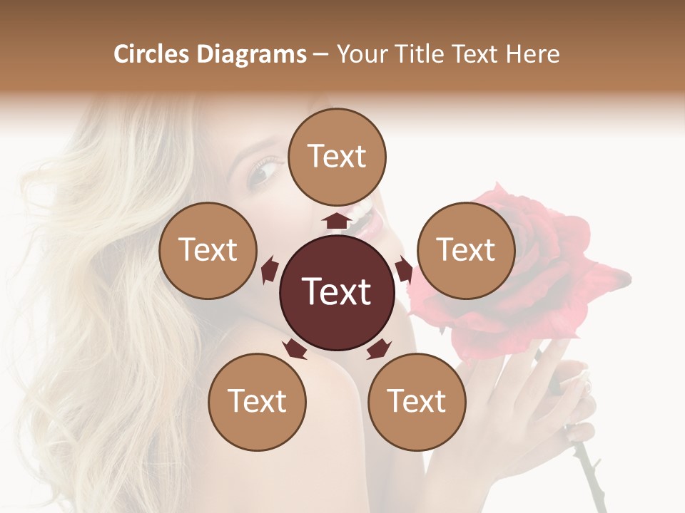 Toothy Smile White Hands PowerPoint Template