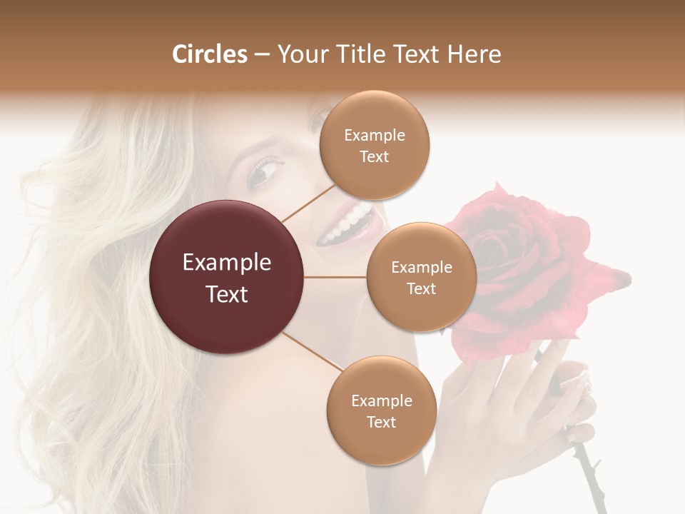 Toothy Smile White Hands PowerPoint Template