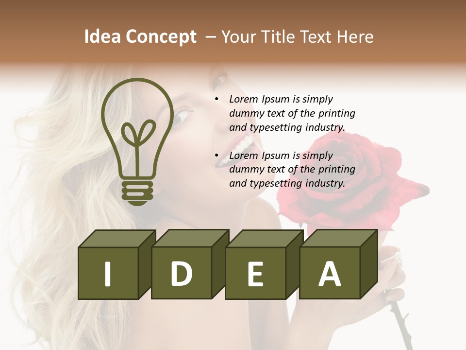 Toothy Smile White Hands PowerPoint Template