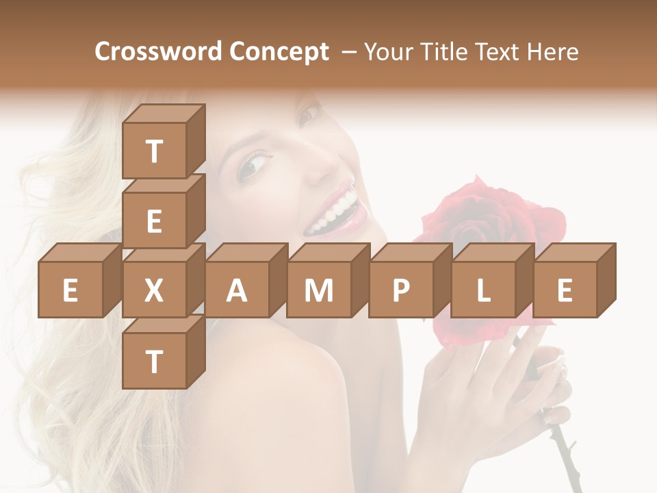 Toothy Smile White Hands PowerPoint Template