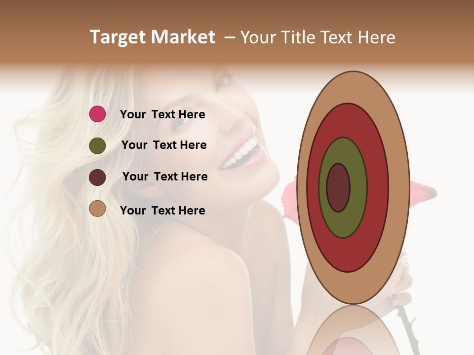 Toothy Smile White Hands PowerPoint Template