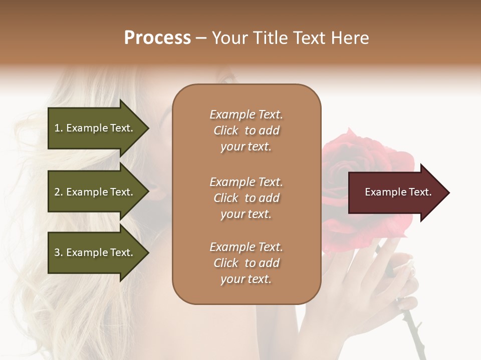 Toothy Smile White Hands PowerPoint Template