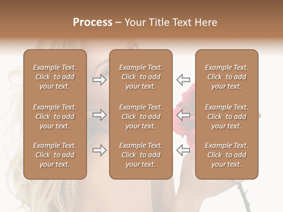 Toothy Smile White Hands PowerPoint Template