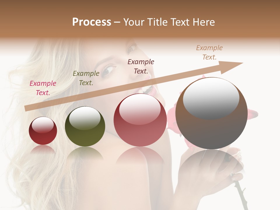 Toothy Smile White Hands PowerPoint Template