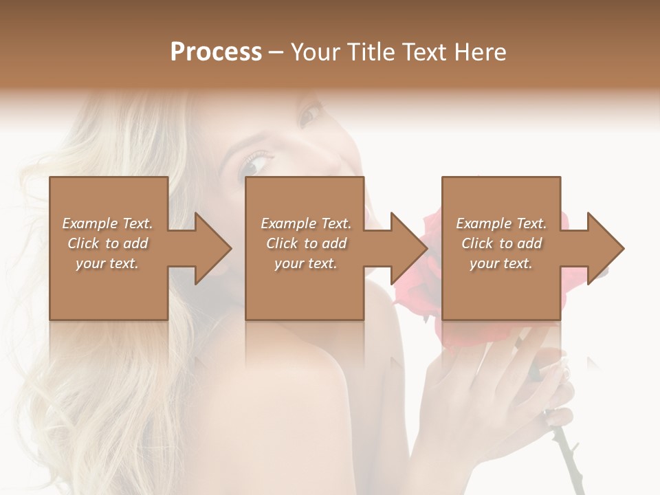 Toothy Smile White Hands PowerPoint Template