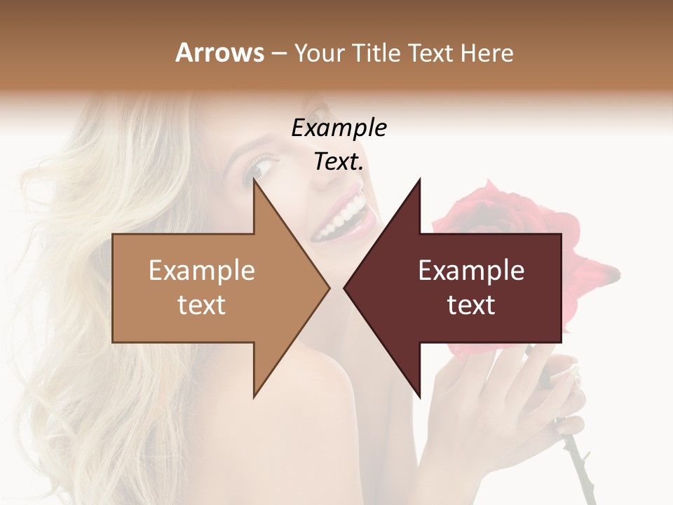 Toothy Smile White Hands PowerPoint Template