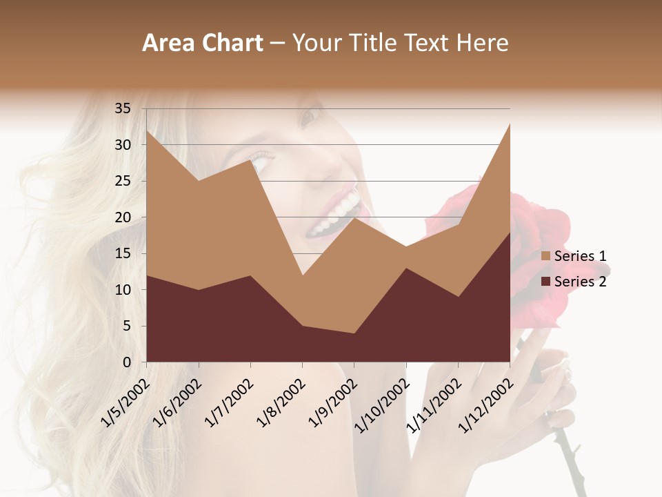 Toothy Smile White Hands PowerPoint Template