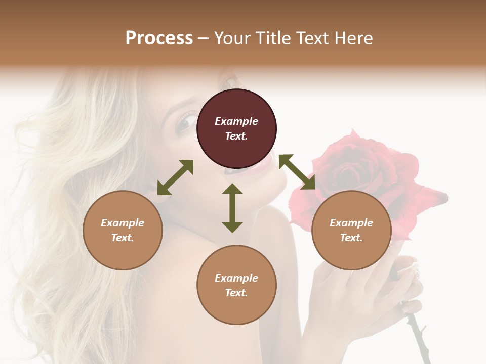 Toothy Smile White Hands PowerPoint Template