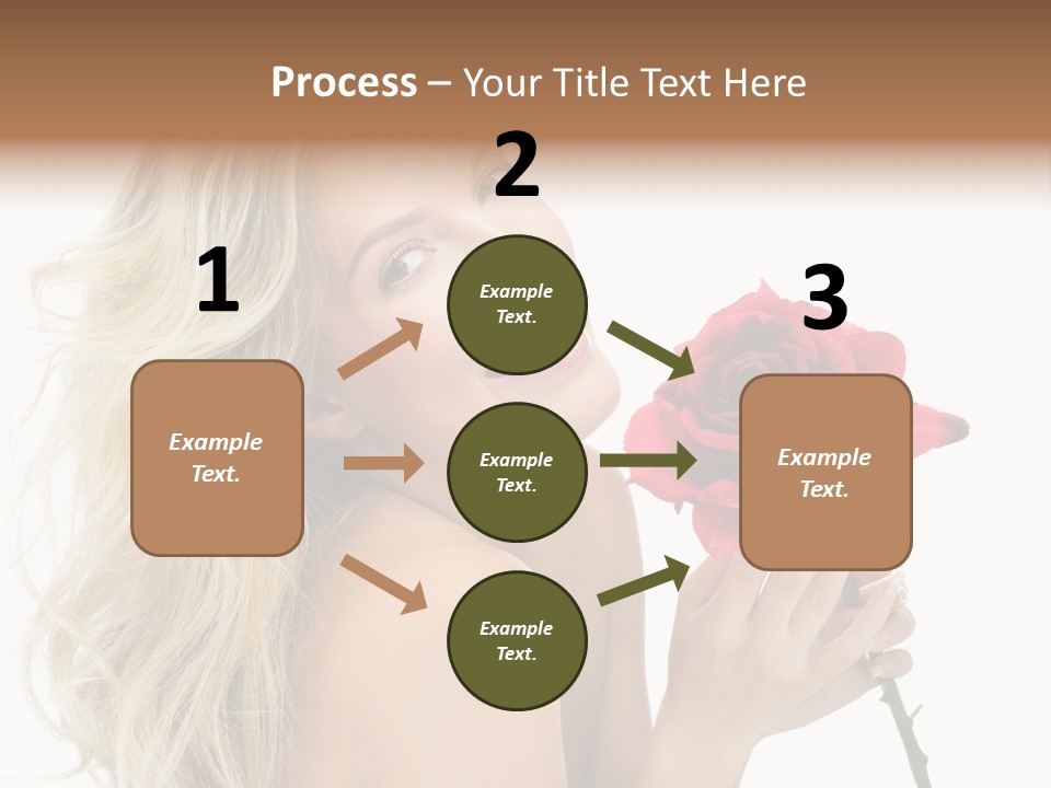 Toothy Smile White Hands PowerPoint Template