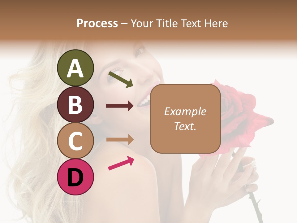 Toothy Smile White Hands PowerPoint Template