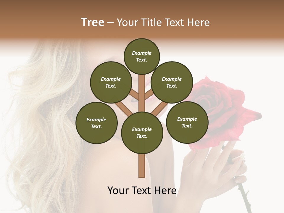 Toothy Smile White Hands PowerPoint Template