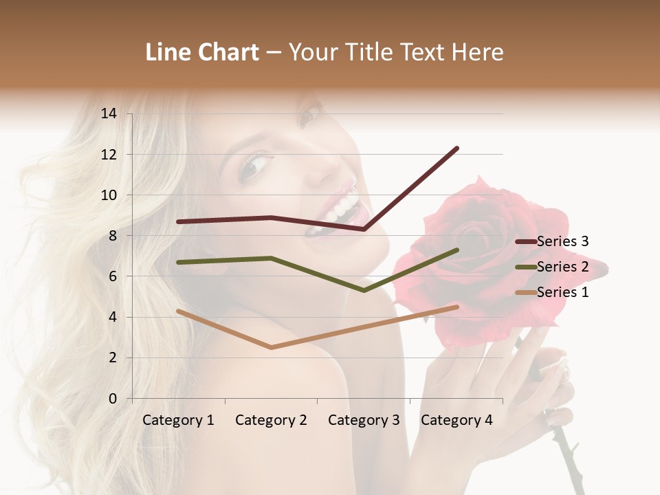 Toothy Smile White Hands PowerPoint Template