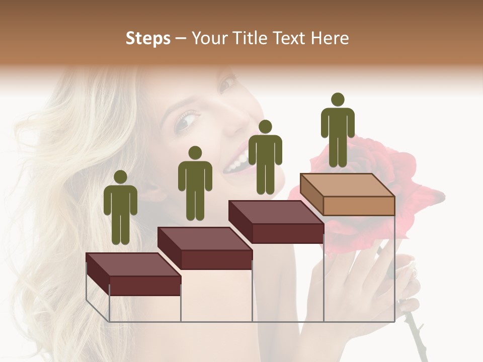 Toothy Smile White Hands PowerPoint Template