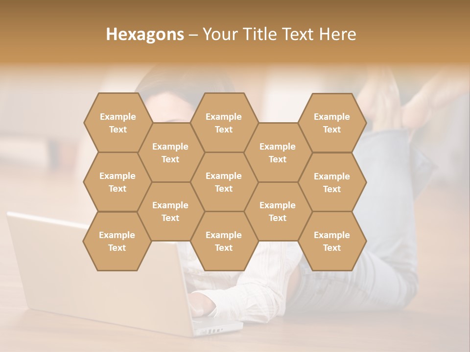 Mobil Braun Entspannung PowerPoint Template