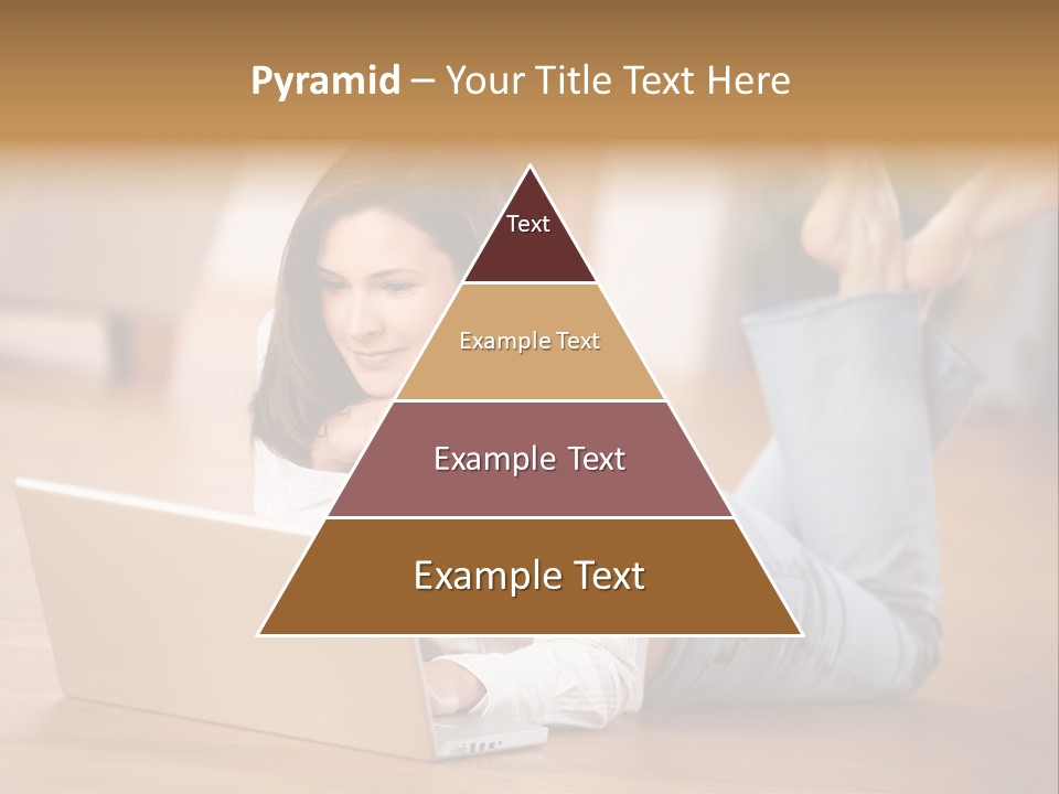 Mobil Braun Entspannung PowerPoint Template