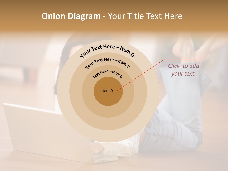 Mobil Braun Entspannung PowerPoint Template