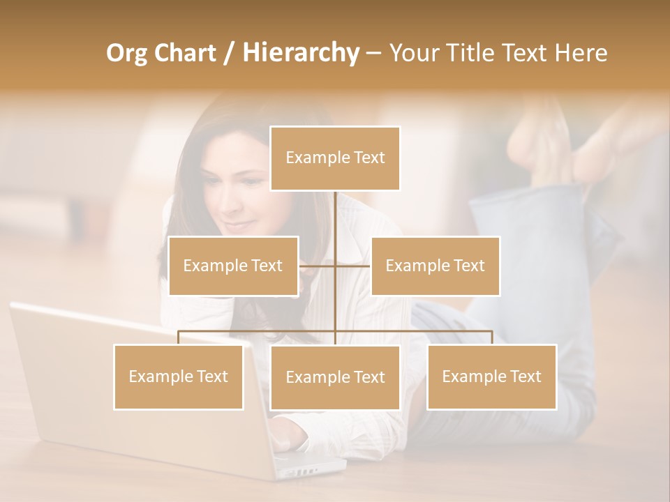 Mobil Braun Entspannung PowerPoint Template