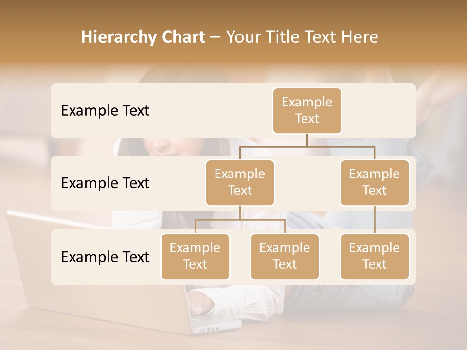 Mobil Braun Entspannung PowerPoint Template