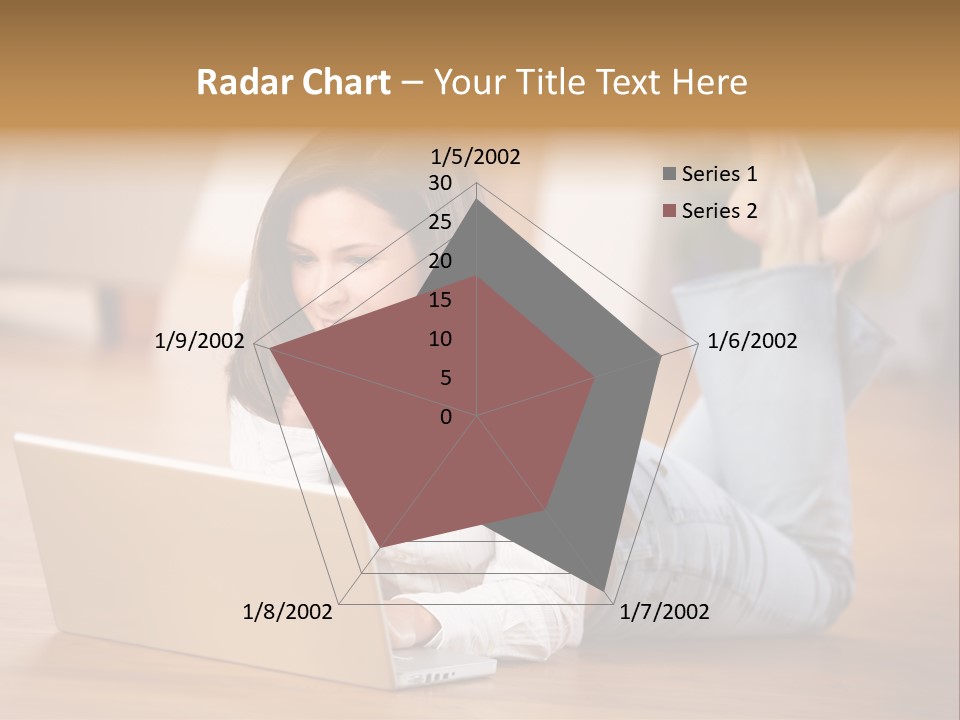 Mobil Braun Entspannung PowerPoint Template