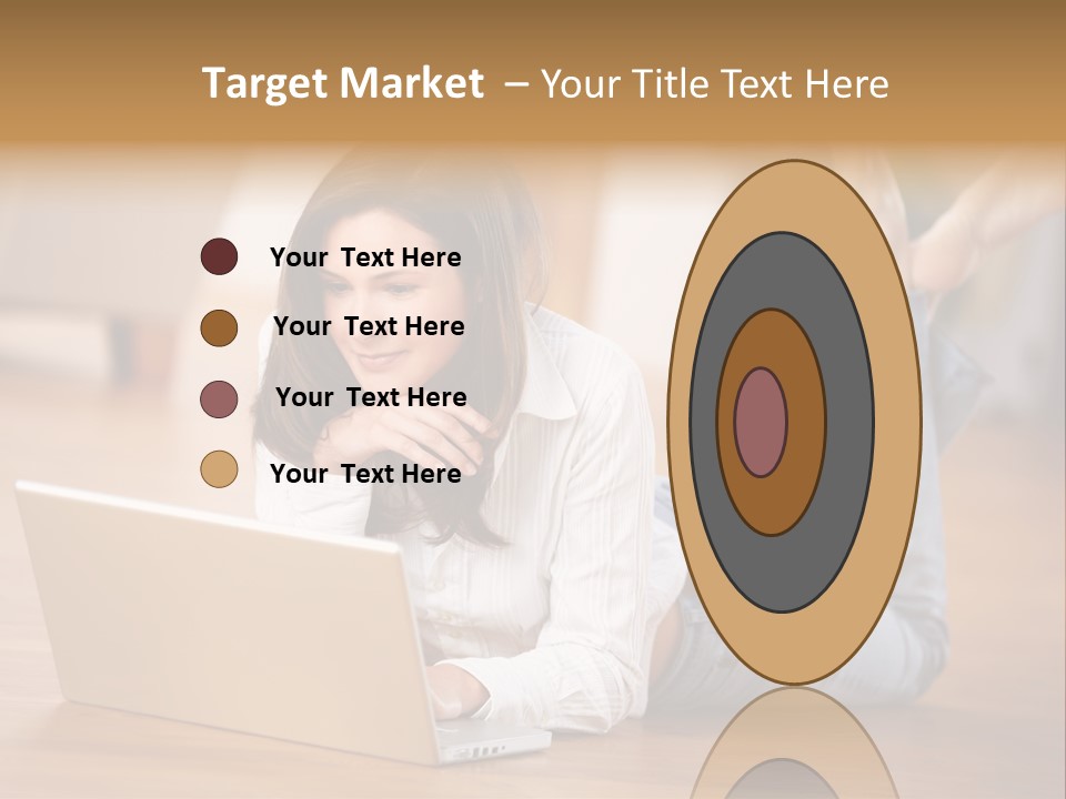 Mobil Braun Entspannung PowerPoint Template