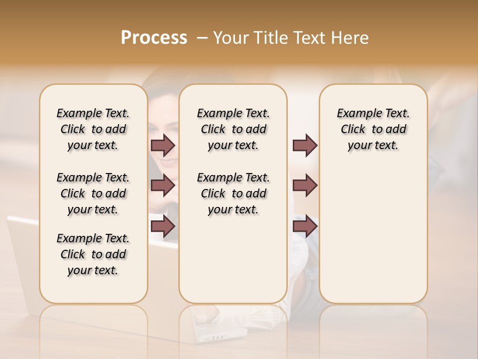 Mobil Braun Entspannung PowerPoint Template