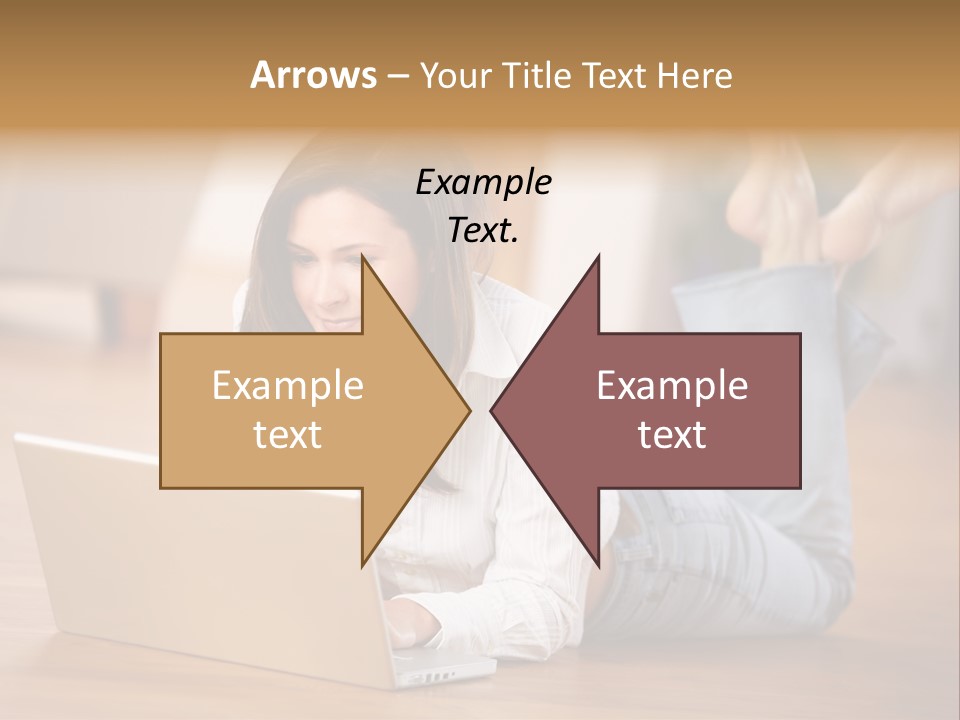 Mobil Braun Entspannung PowerPoint Template