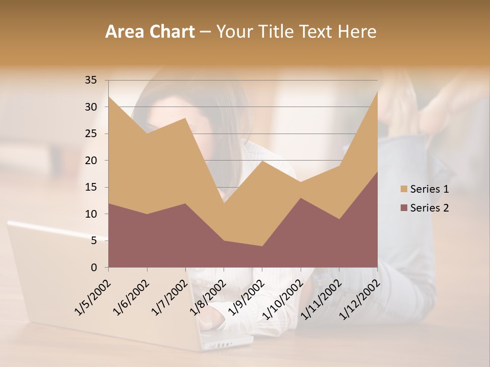 Mobil Braun Entspannung PowerPoint Template