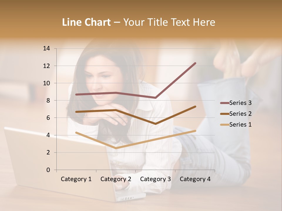 Mobil Braun Entspannung PowerPoint Template