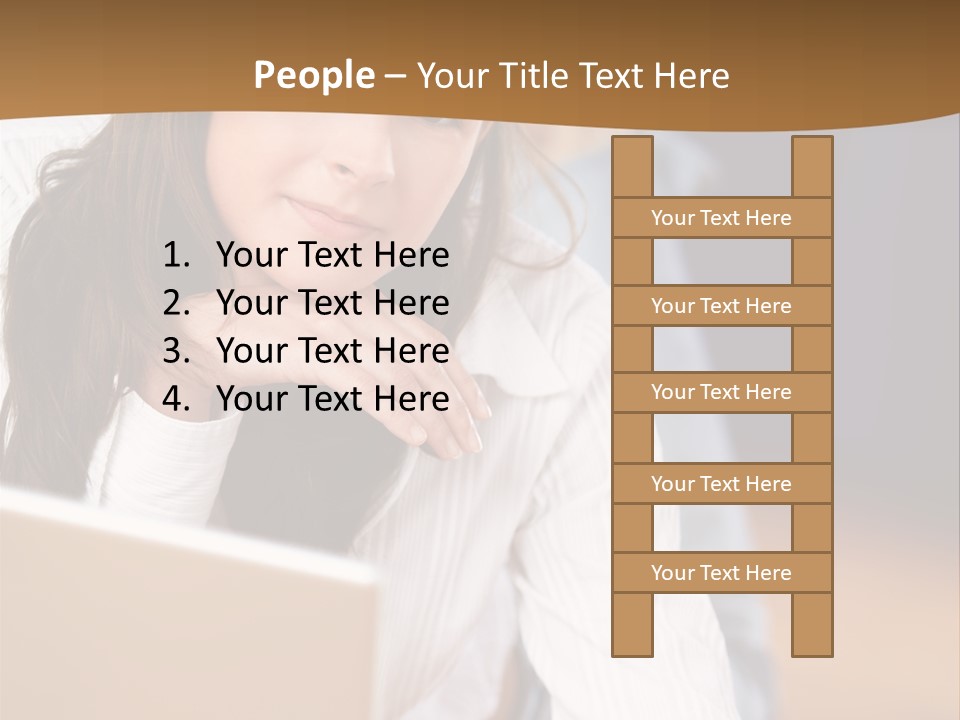 Internet Lernen Entspannung PowerPoint Template