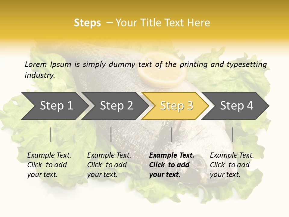 Merluzzo Pomodorini Orata PowerPoint Template