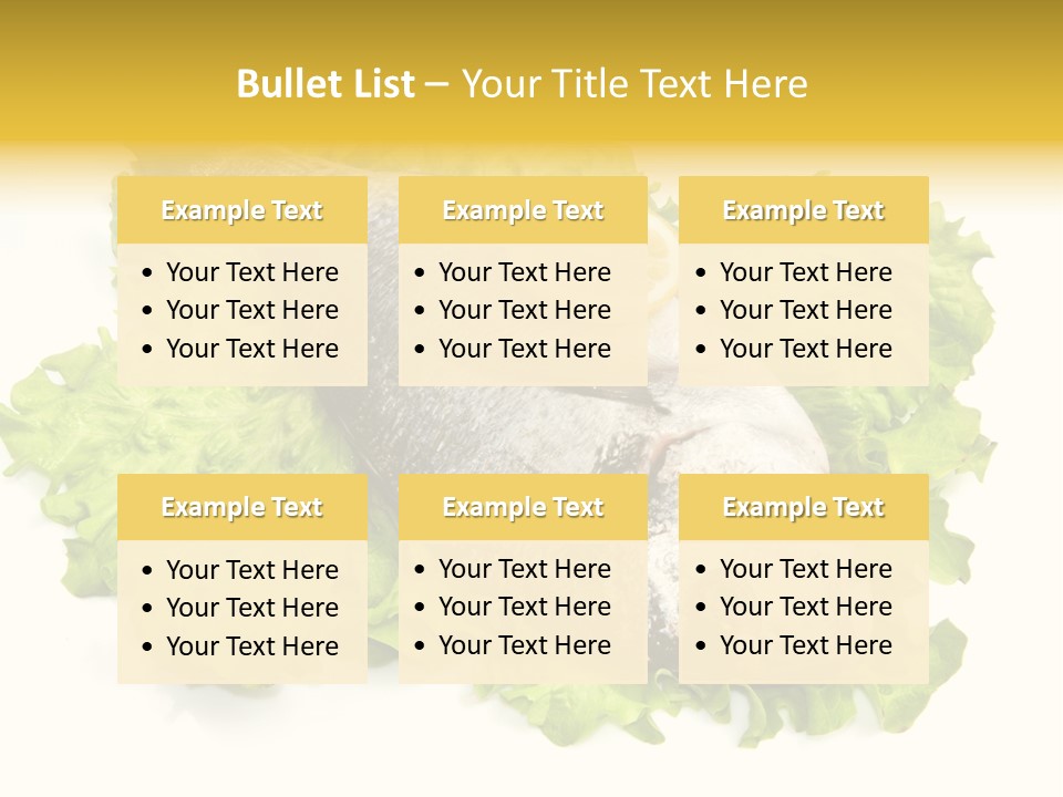 Merluzzo Pomodorini Orata PowerPoint Template