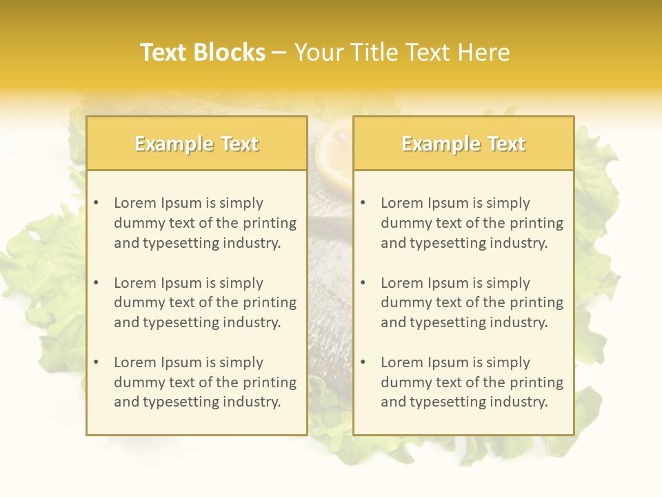Merluzzo Pomodorini Orata PowerPoint Template