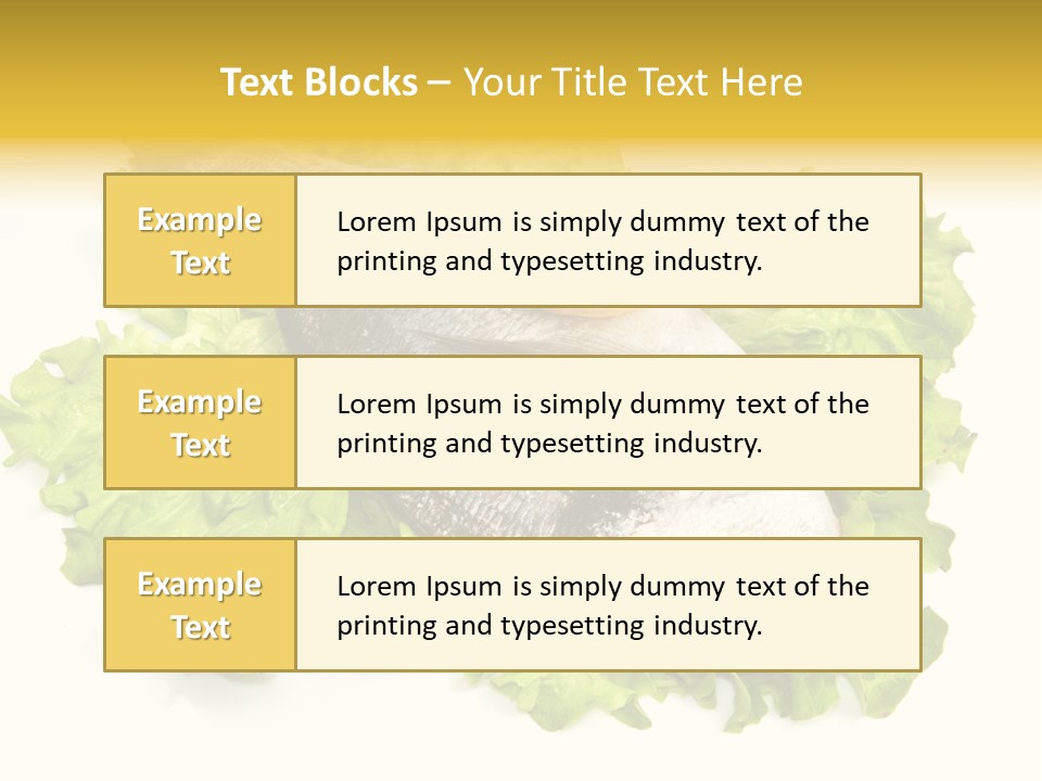 Merluzzo Pomodorini Orata PowerPoint Template