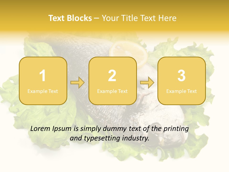 Merluzzo Pomodorini Orata PowerPoint Template