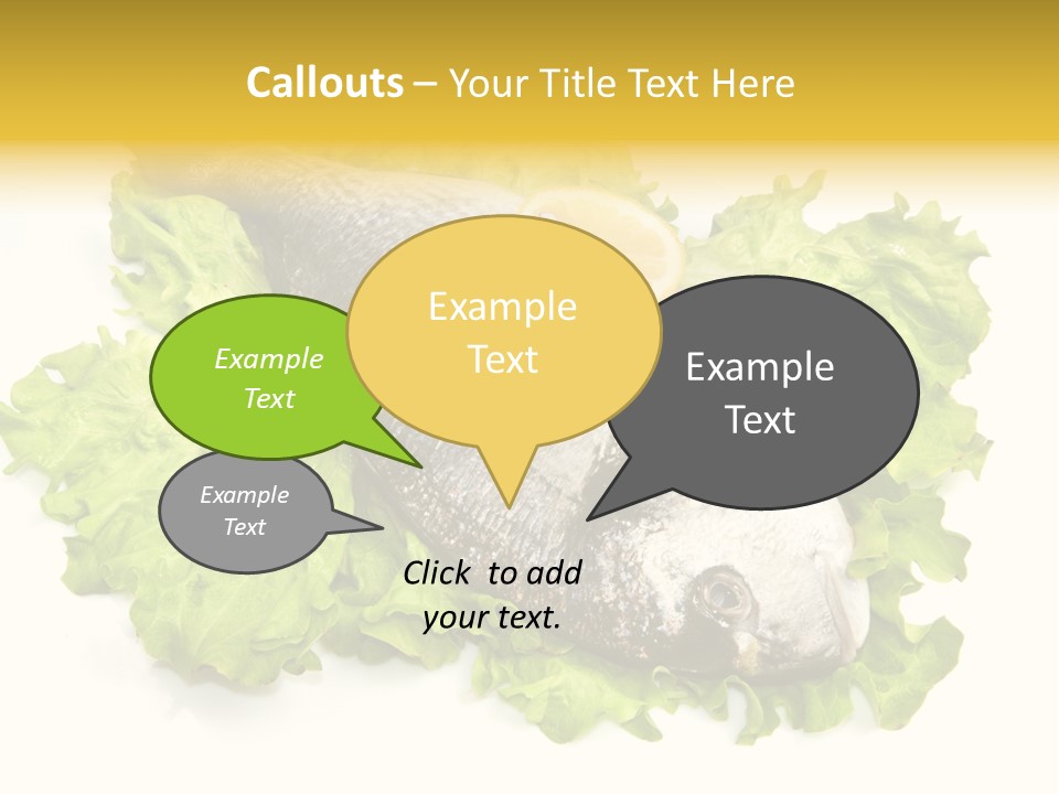 Merluzzo Pomodorini Orata PowerPoint Template