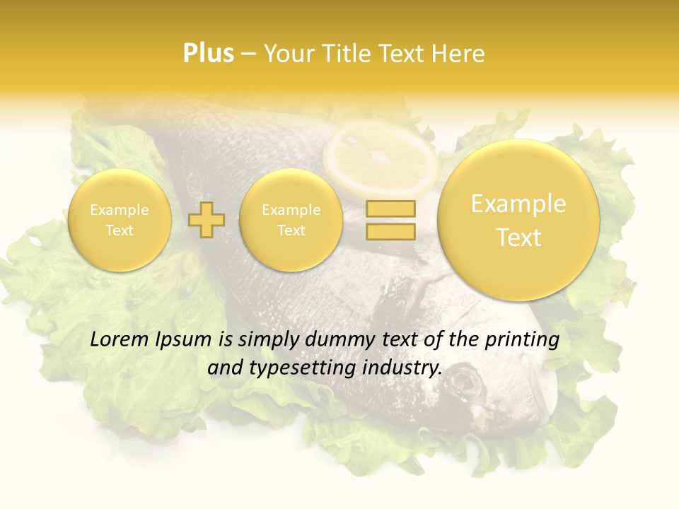 Merluzzo Pomodorini Orata PowerPoint Template