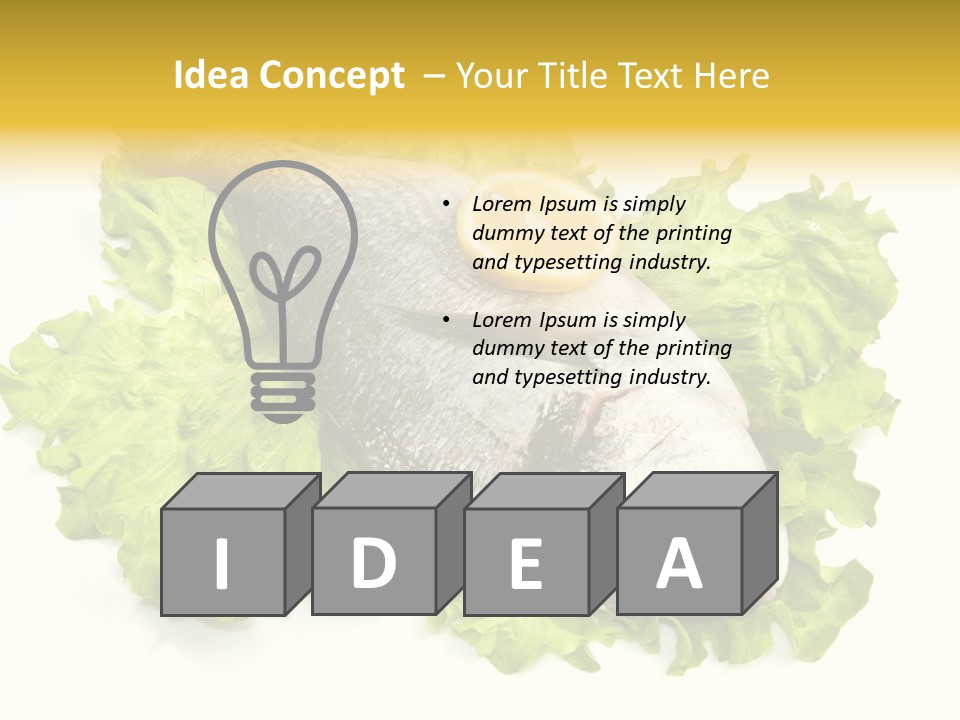 Merluzzo Pomodorini Orata PowerPoint Template