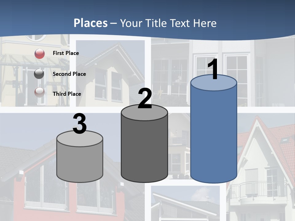 Immobilie Eigenheim Villa PowerPoint Template