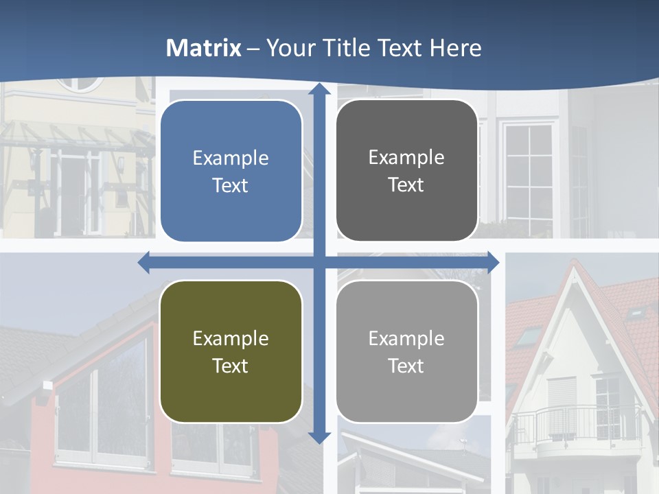 Immobilie Eigenheim Villa PowerPoint Template