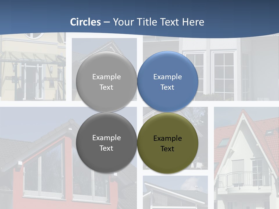 Immobilie Eigenheim Villa PowerPoint Template