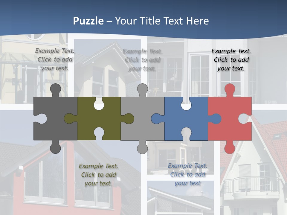 Immobilie Eigenheim Villa PowerPoint Template